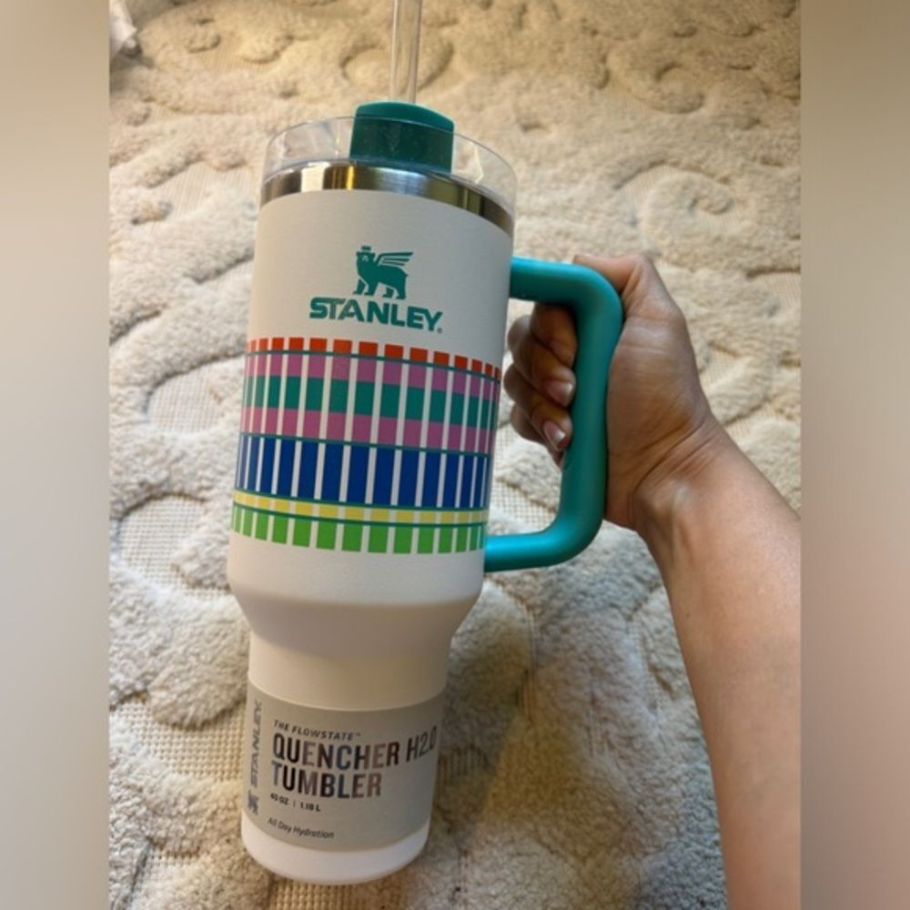 LIMITED Stanley 40‎ oz Quencher Tumbler | Summer Plaid Color target exclusive